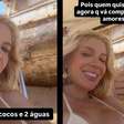 Karoline Lima fica chocada ao pagar R$ 90 em duas águas e dois cocos em Noronha