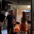 Vídeos de bastidores mostram Belo e Viviane Araújo contracenando juntos em 'Três Graças'