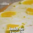Bolo de laranja com cobertura