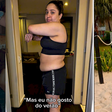 Mari Fernandez mostra o "antes e depois" de sua forma física