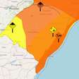 Inmet emite três alertas de tempestades e vendavais para o Rio Grande do Sul