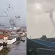 Vídeos mostram formação e passagem de tornado com ventos de 180 Km/h na Grande Curitiba