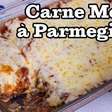 Receita de carne à parmegiana feita com carne moída na travessa para um almoço prático e delicioso