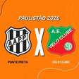 Ponte Preta x Velo Clube, AO VIVO, com a Voz do Esporte, às 19h30