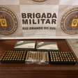 Brigada Militar apreende 150 munições em Sapucaia do Sul