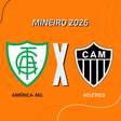 América-MG x Atlético: onde assistir, escalações e arbitragem