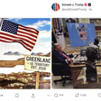 Trump usa imagem de IA para divulgar plano de anexação da Groenlândia aos EUA