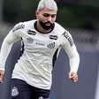 Gabigol treina no Santos e fica à disposição para o clássico