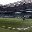 Muros do Allianz Parque são pichados após derrota do Palmeiras