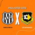 Ponte Preta x São Bernardo, AO VIVO, com a Voz do Esporte, às 20h