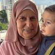 Uma avó escapa da guerra em Gaza e conhece o neto brasileiro: 'Pedia a Deus que me desse mais tempo de vida para vê-lo'