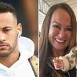 Neymar se revolta com críticas à mãe e à ex-affair, Amanda Kimberlly: 'Como fala m*rda'