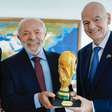 Lula e Infantino se reúnem em Brasília para selar apoio à Copa Feminina de 2027