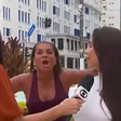 Mulher grita 'Globo lixo' durante transmissão ao vivo e faz gesto obsceno; vídeo