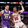 Doncic marca 46, e Lakers vencem os Bulls