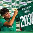 Larson assina primeiro contrato profissional com o Palmeiras