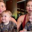 Virginia Fonseca mostra filho chamando mãe de Vini Jr. de 'vovó'