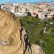 Deslizamento de terra deixa cidade na Itália à beira do precipício