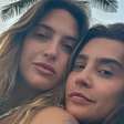 Voltaram? Lauana Prado e Tati Dias são vistas em restaurante
