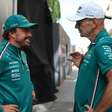 Alonso sobre Newey: "Todos na garagem o admiram; ele sempre tem algo a ensinar."