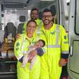 Bebê de 2 meses é salva de engasgo por socorristas de concessionária na BR-040; veja vídeo