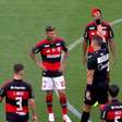 CBF divulga áudio do VAR da expulsão de Carrascal em Flamengo x Corinthians: 'Movimento de soco'
