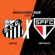 Santos x São Paulo, AO VIVO, com a Voz do Esporte, às 18h30