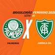 Palmeiras x América-MG (feminino): onde assistir, escalações e arbitragem
