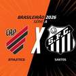Athletico-PR x Santos, AO VIVO, com a Voz do Esporte, às 17h30