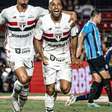 Trio ofensivo funciona, São Paulo vence o Grêmio e dorme na liderança do Brasileirão