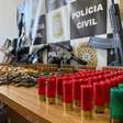 Polícia apreende fuzis e mais de 2 mil munições na Zona Leste da Capital