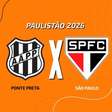 Ponte Preta x São Paulo, AO VIVO, com a Voz do Esporte, às 19h