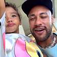 Neymar elogia look de Bruna Biancardi no carnaval em vídeo com Mavie: 'Mamãe estava toda linda'
