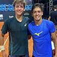 Leonardo Storck e Bernardo Carvalho treinam com grandes nomes no Rio Open
