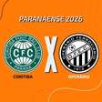 Coritiba x Operário: onde assistir, escalações e arbitragem