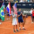 Choro, samba e elogio de rivais: João Fonseca e Marcelo Melo fazem festa emotiva no Rio Open