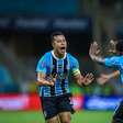 Marlon celebra gol da vitória do Grêmio e diz: "Sou gremista de coração"