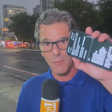 Repórter escapa de tentativa de furto durante entrada ao vivo em São Paulo