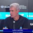 "Falta uma segunda parte", afirma Luís Castro após goleada do Grêmio
