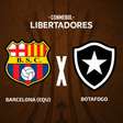 Barcelona-EQU x Botafogo: onde assistir, escalações e arbitragem