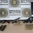Operação policial apreende armamento de organização criminosa na Grande Porto Alegre