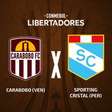 Carabobo x Sporting Cristal: onde assistir, escalações e arbitragem