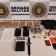 Brigada Militar intercepta motociclista e apreende drogas na zona norte de Porto Alegre