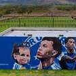 Kaio Jorge homenageia Cruzeiro e Cristiano Ronaldo em novo mural no Haras KJ; vídeo