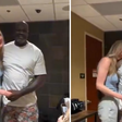 Shaquille O'Neal se reúne com modelo mais alta do mundo e web reage: 'Ele encontrou uma oponente'