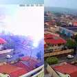 Vídeo flagra raio atingindo casa durante tempestade em Sorocaba (SP)