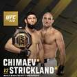 UFC 328 terá duelo pelo cinturão dos médios entre Chimaev e Strickland