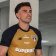 Recuperado, Enzo Díaz fica à disposição do São Paulo para duelo contra o Bragantino