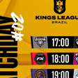 Confira os jogos e horários da segunda rodada da Kings League Brasil