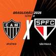 Atlético-MG x São Paulo: onde assistir, escalações e arbitragem